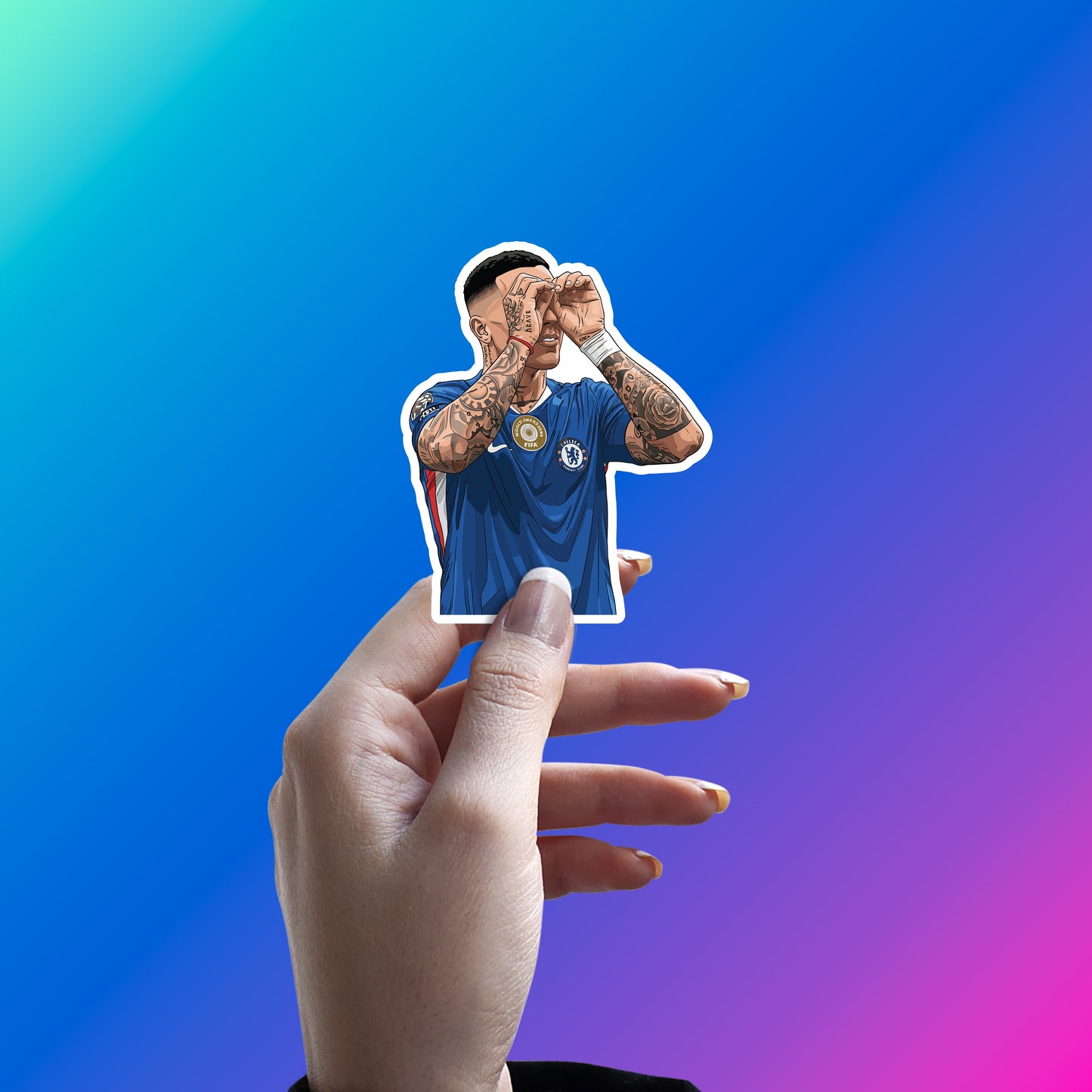 ENZO FERNANDEZ - SCOUTING VICTORY STICKER