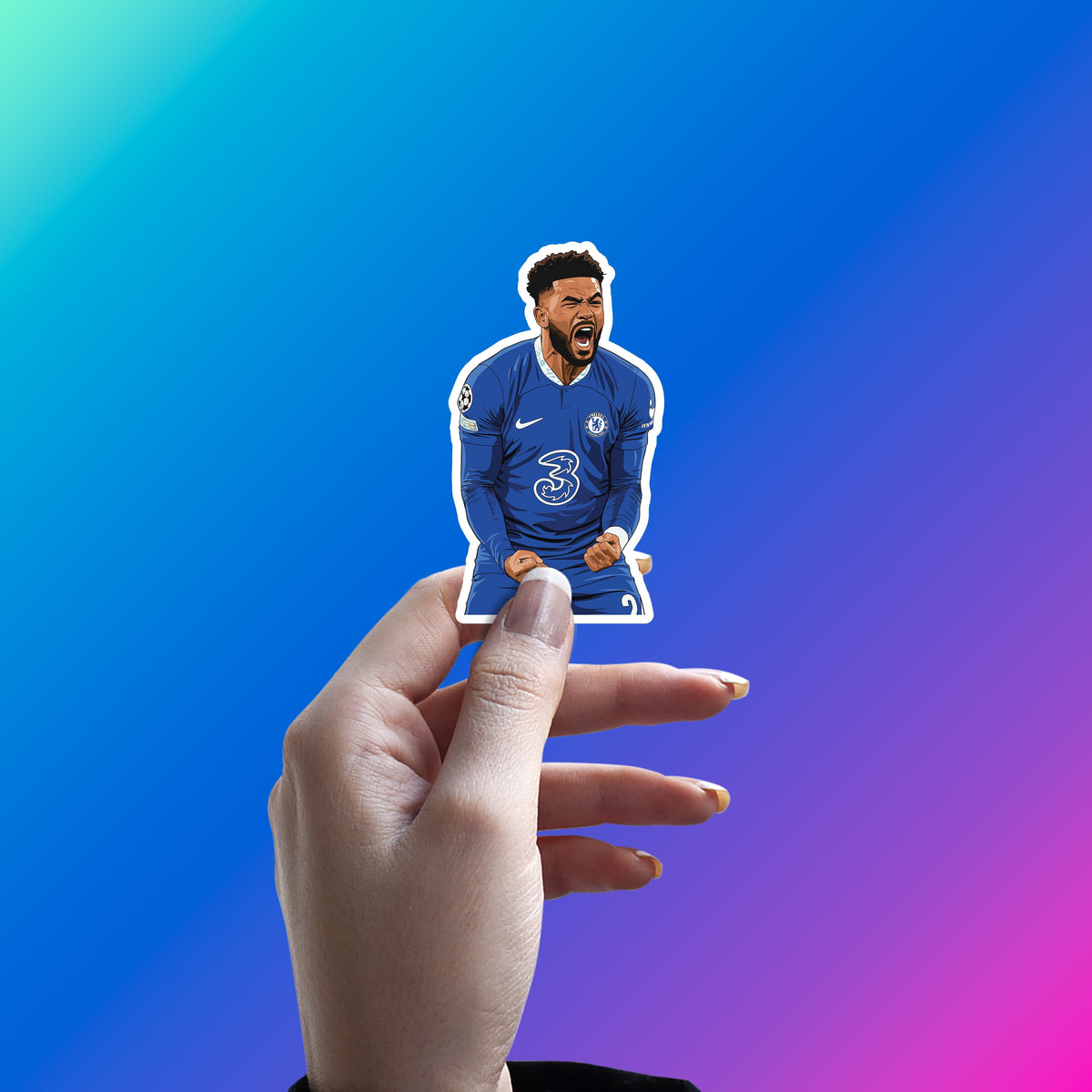 REECE JAMES - PURE PASSION FLEX STICKER