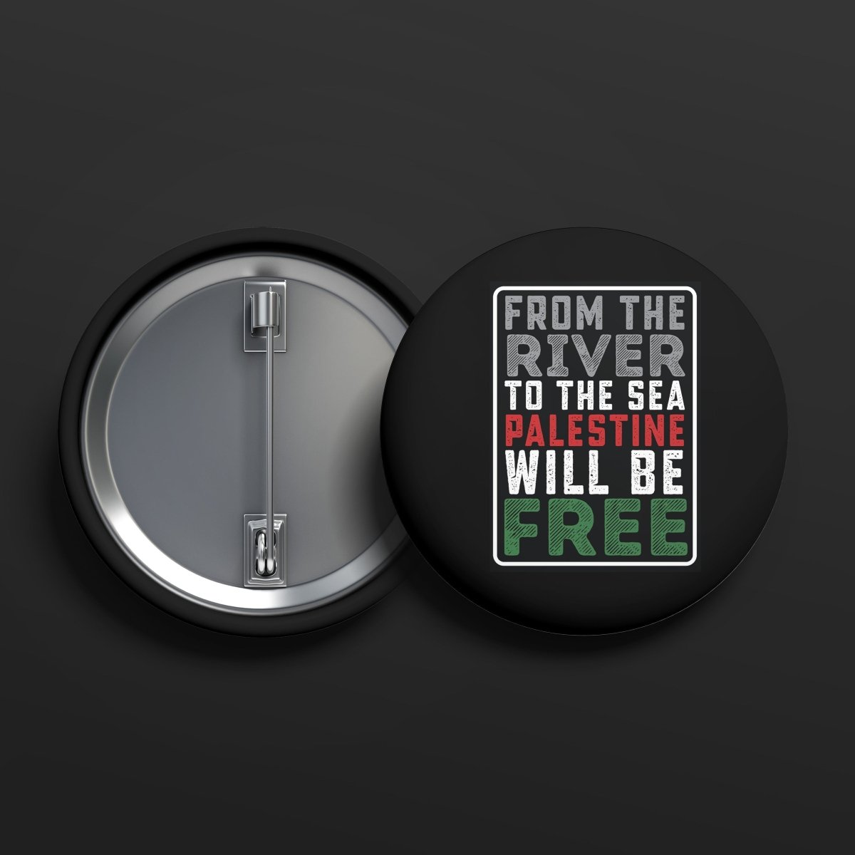 PALESTINE PIN BADGE - 7 - stickyfunk premium stickers