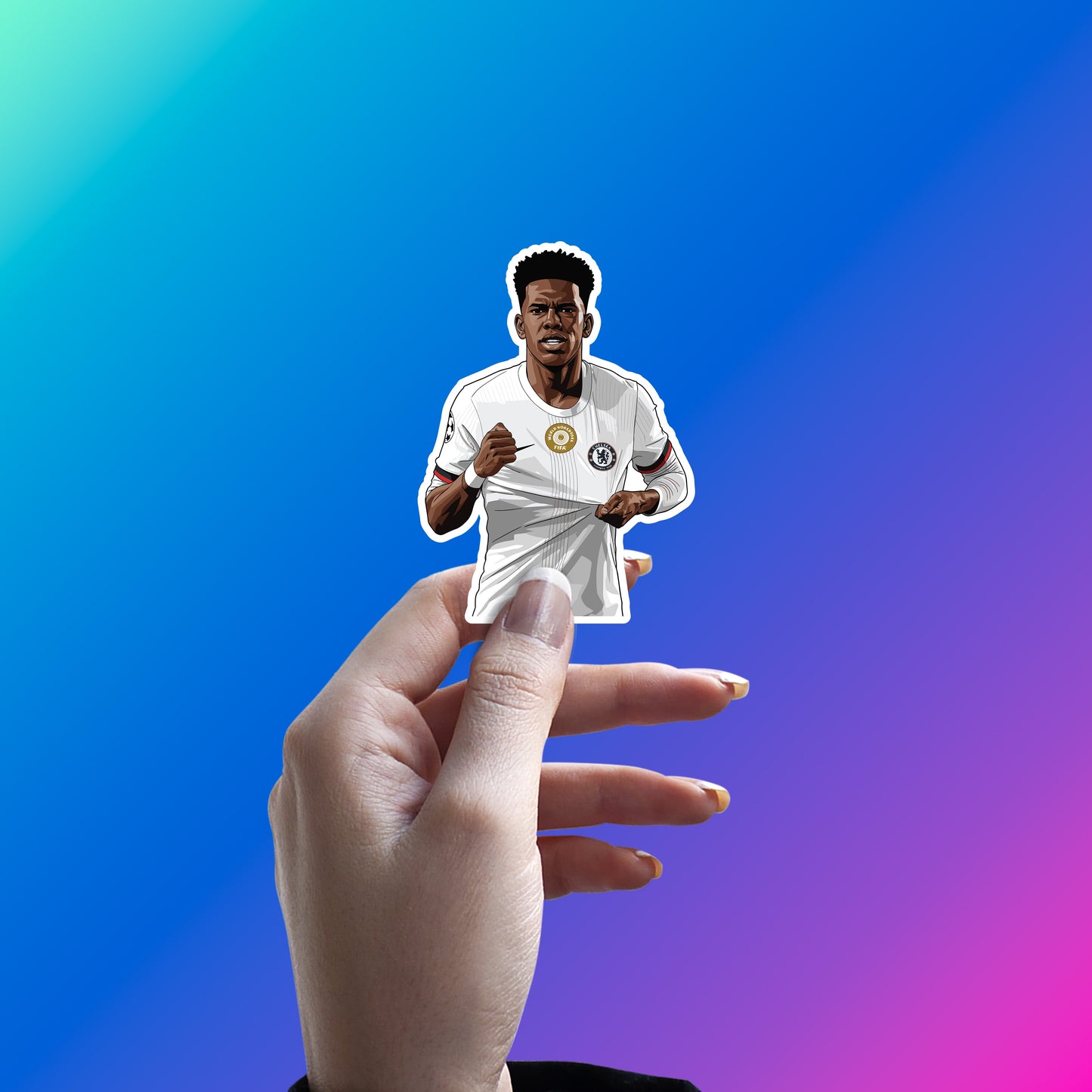 ESTEVAO WILLIAN - MESSINHO BADGE GRAB STICKER