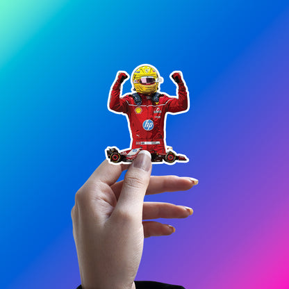 LEWIS HAMILTON - FERRARI ERA BEGINS STICKER