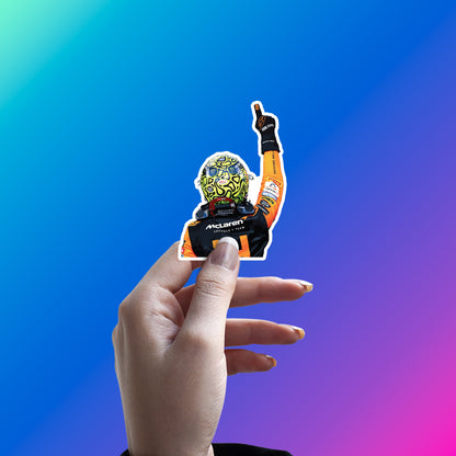 LANDO NORRIS - POINTING TO GREATNESS STICKER