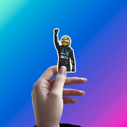 LANDO NORRIS - TOP STEP CELEBRATION STICKER