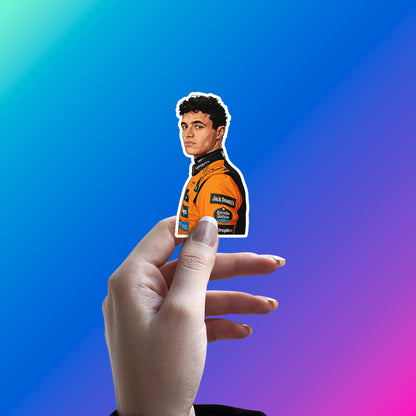LANDO NORRIS - FUTURE WORLD CHAMP STICKER