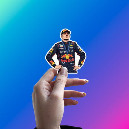 MAX VERSTAPPEN - RED BULL ACE PORTRAIT STICKER