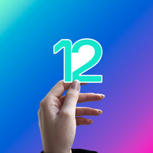 KIMI ANTONELLI - NUMBER 12 ERA STICKER