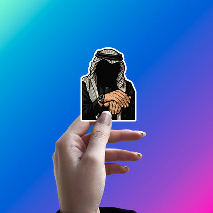 KUWAITI MAN - ARABIC STICKER - 1