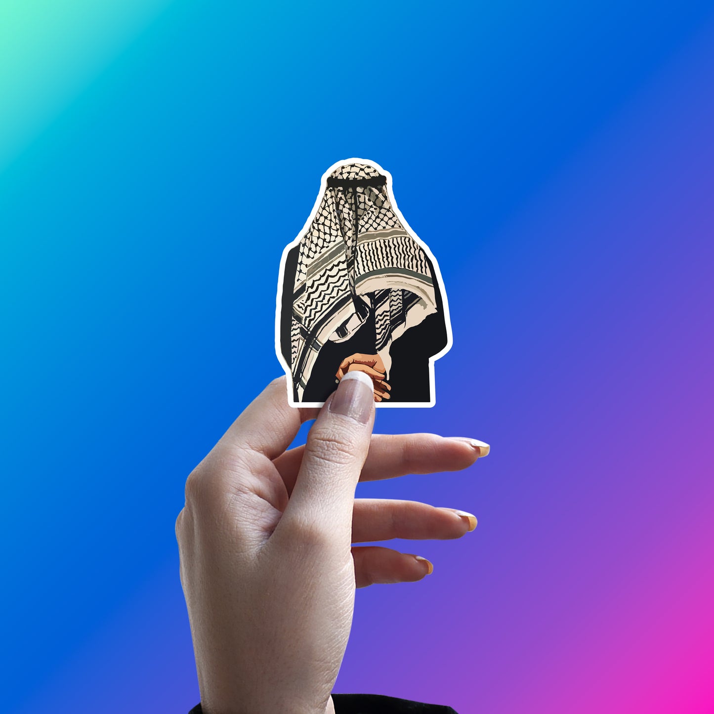 KUWAITI MAN - ARABIC STICKER - 2