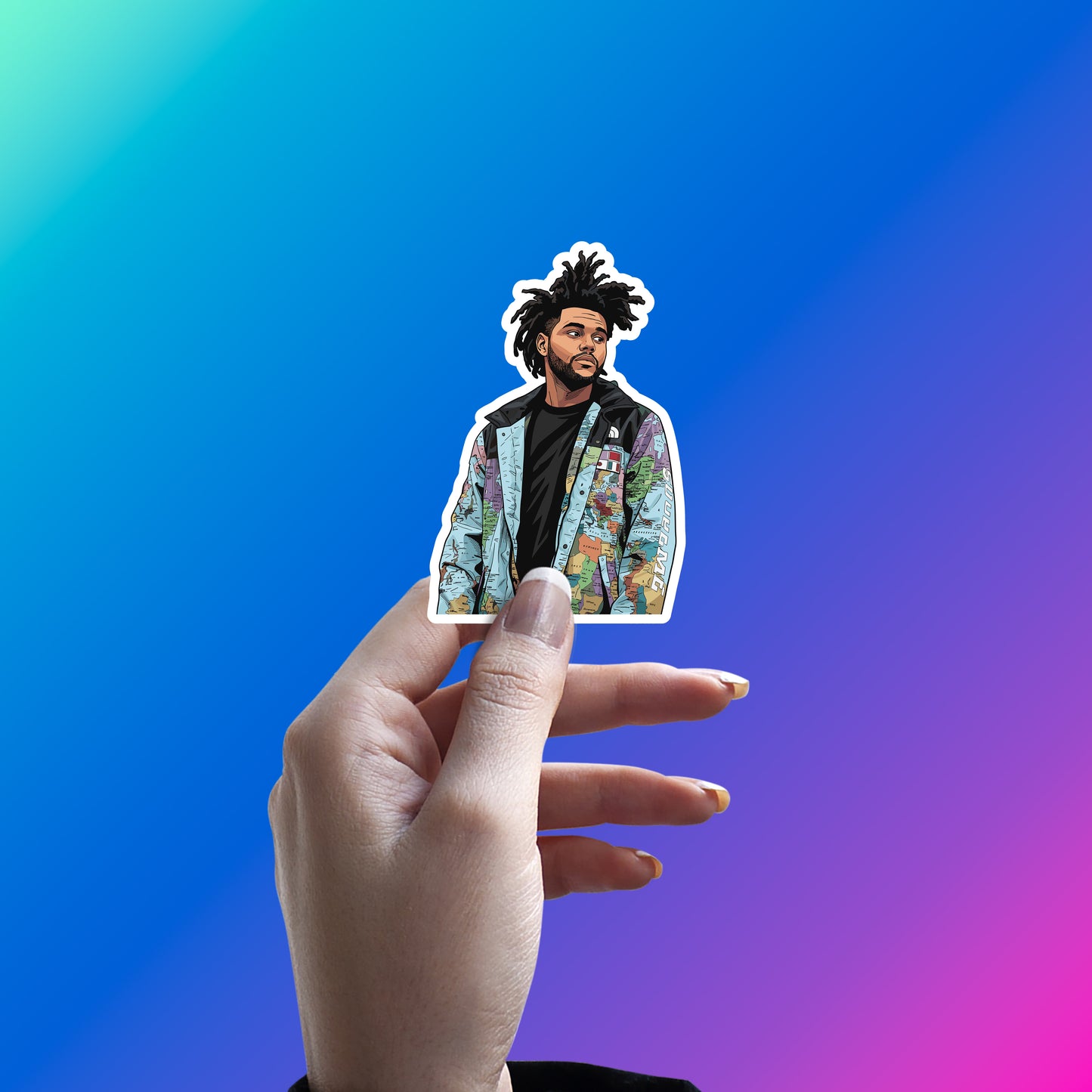 THE WEEKND - WORLDWIDE DRIP STICKER