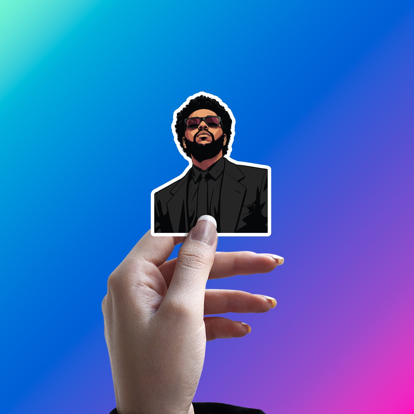THE WEEKND - STARBOY SUIT STICKER