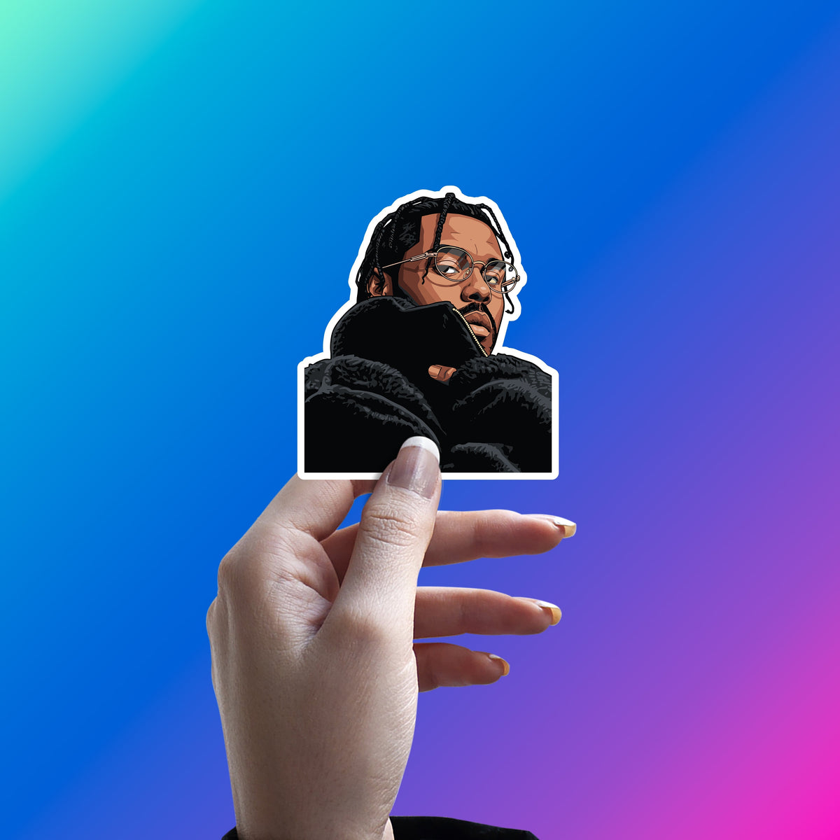 THE WEEKND - KING OF THE FALL STICKER