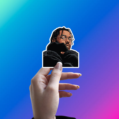 THE WEEKND - KING OF THE FALL STICKER