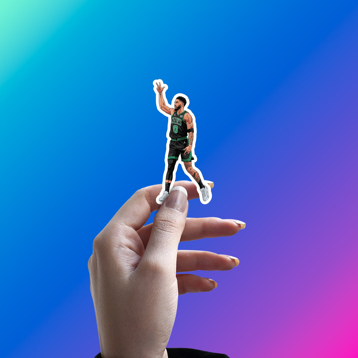 JAYSON TATUM - CELTIC CROWD PLEASER STICKER