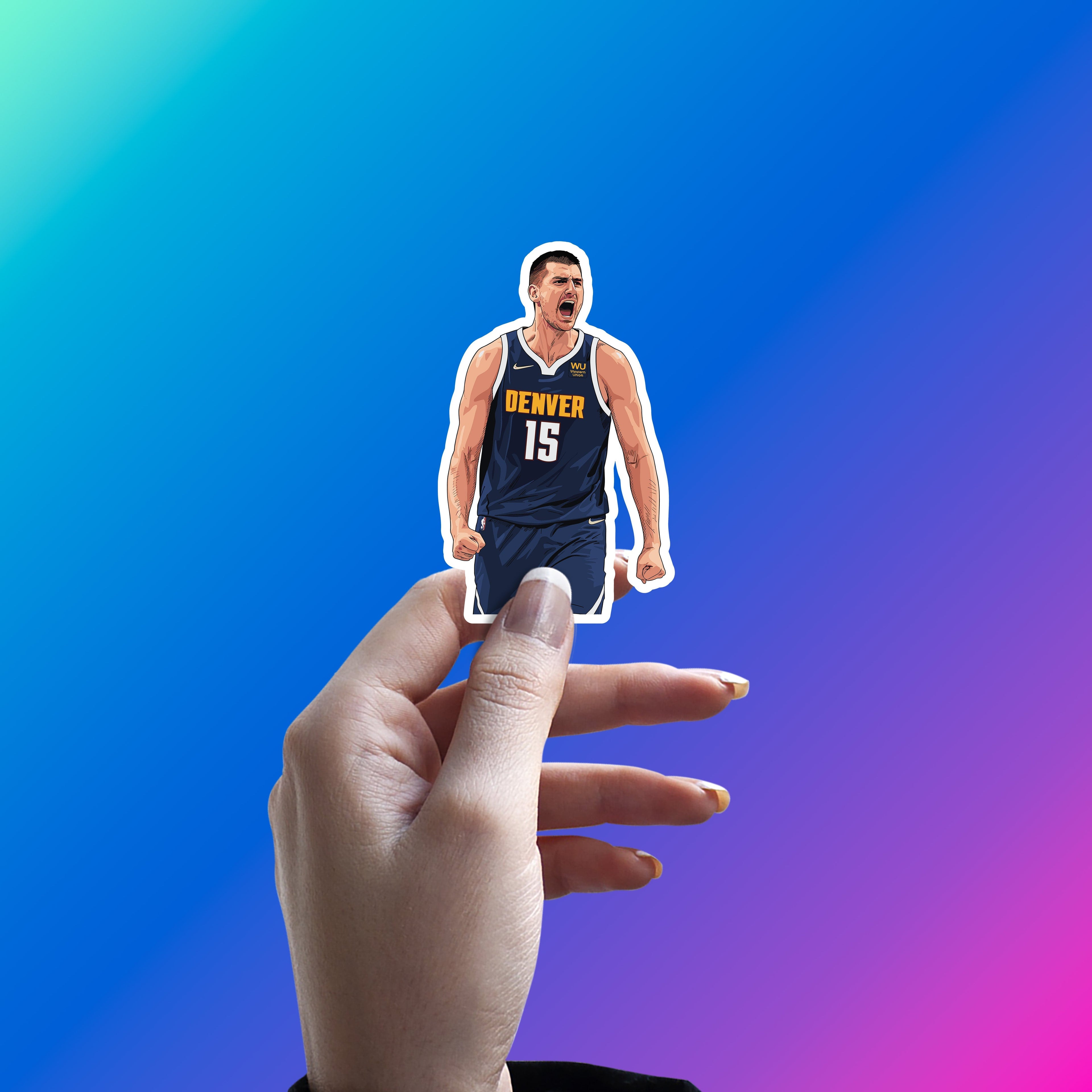 NIKOLA JOKIC - SERBIAN ROAR STICKER