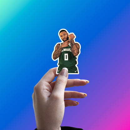 DAMIAN LILLARD - IT'S TIME BUCKS STICKER