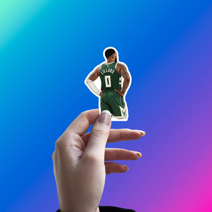 DAMIAN LILLARD - MILWAUKEE ZERO STICKER