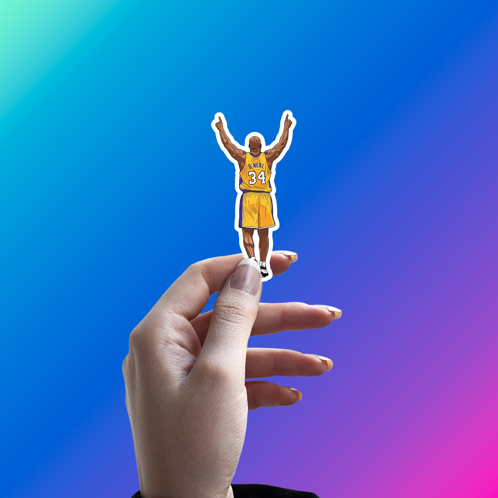 SHAQUILLE O'NEAL - LAKERS DYNASTY KING STICKER