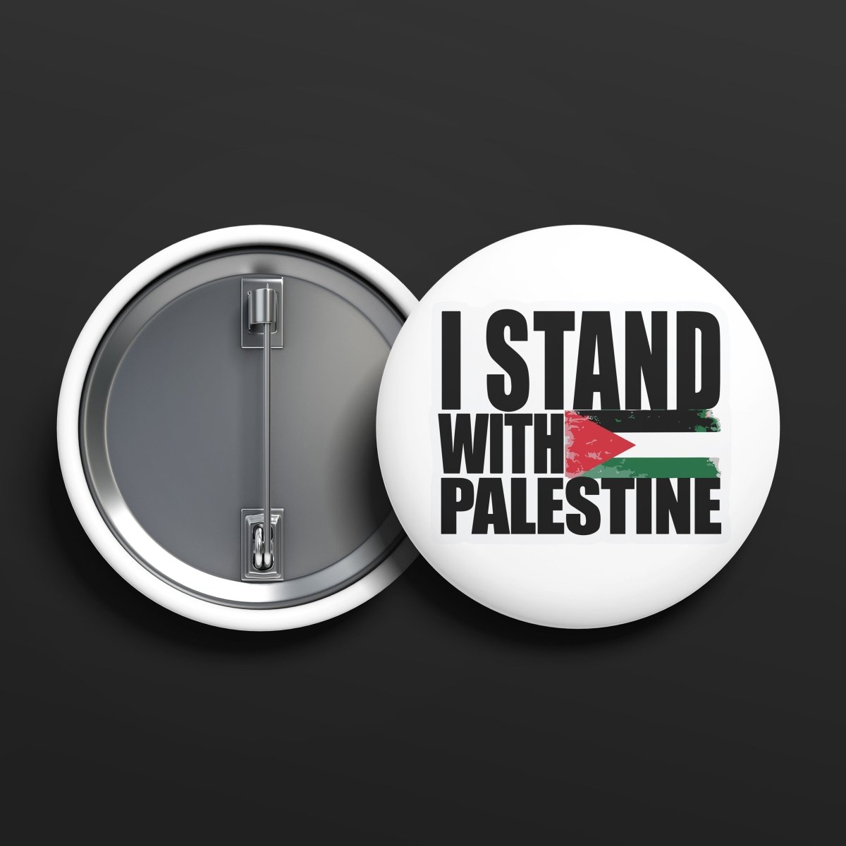 PALESTINE PIN BADGE - 2 - stickyfunk premium stickers