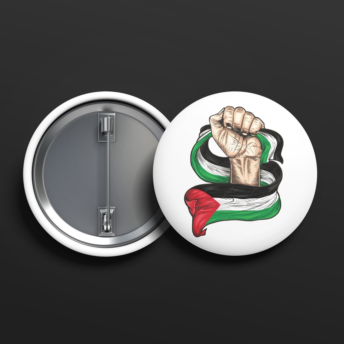 PALESTINE PIN BADGE - 4 - stickyfunk premium stickers