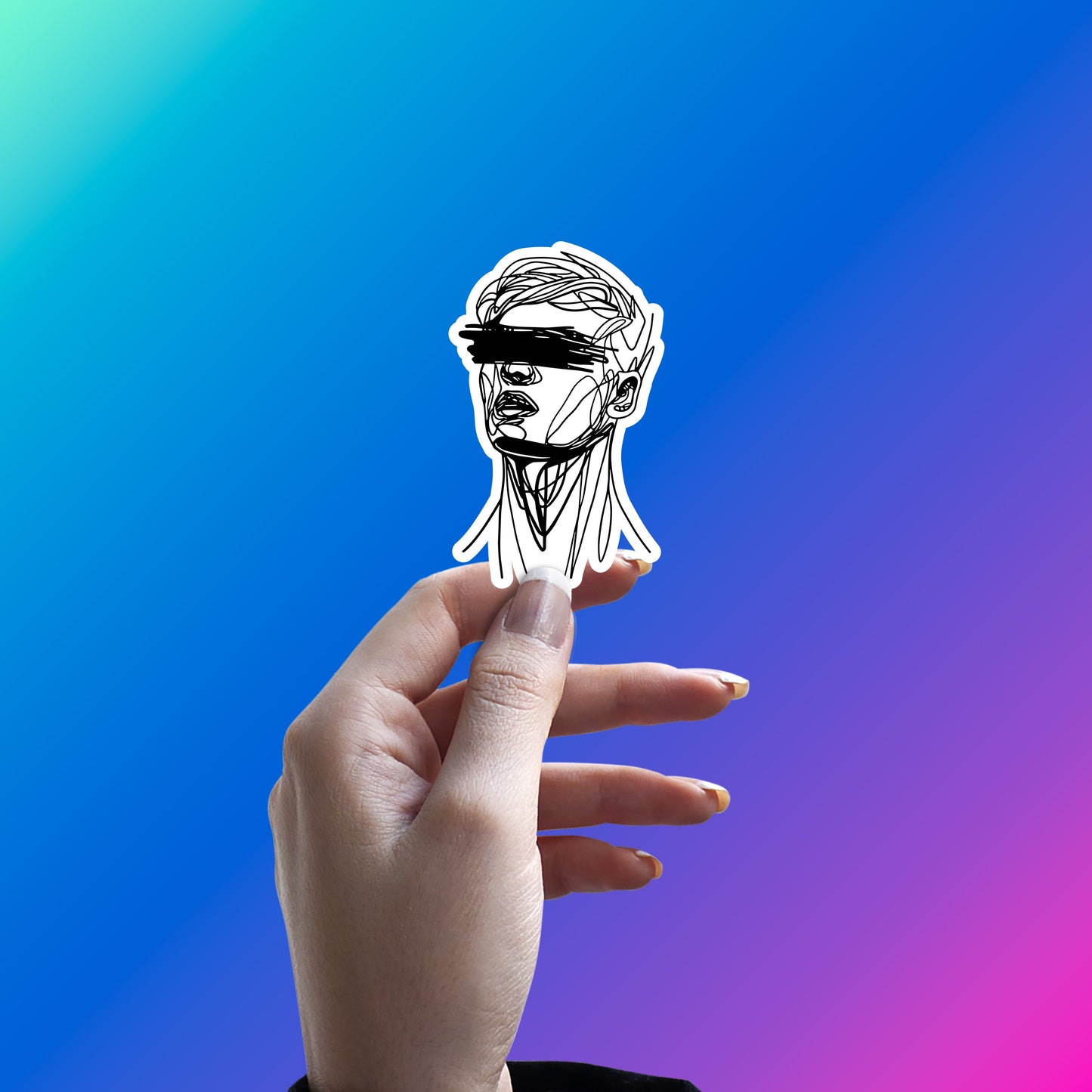 ANDHERA HI ANDHERA, IDENTITY LOST HAI STICKER
