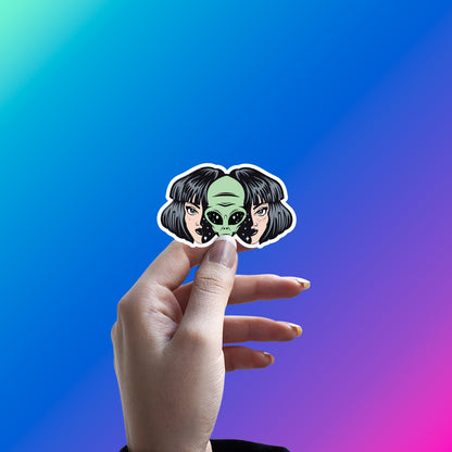 ALIEN KA SQUAD, EARTH PE FULL TASHAN STICKER