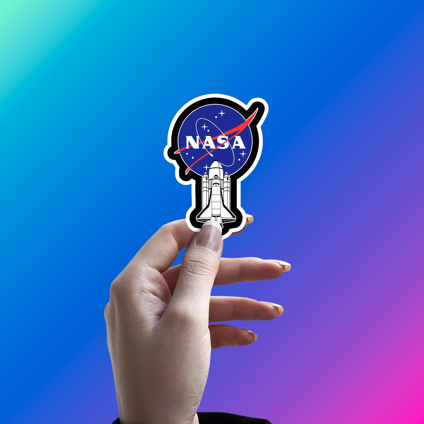 ASTRONAUT MORE LIKE ASTROWANNABE STICKER