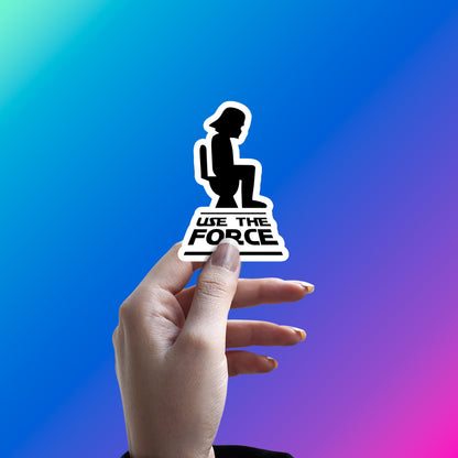 BATHROOM JEDI MODE ON HAI STICKER