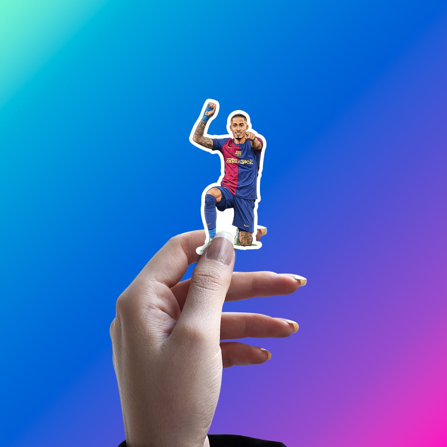 SAMBA IN CATALONIA - RAPHINHA STICKER
