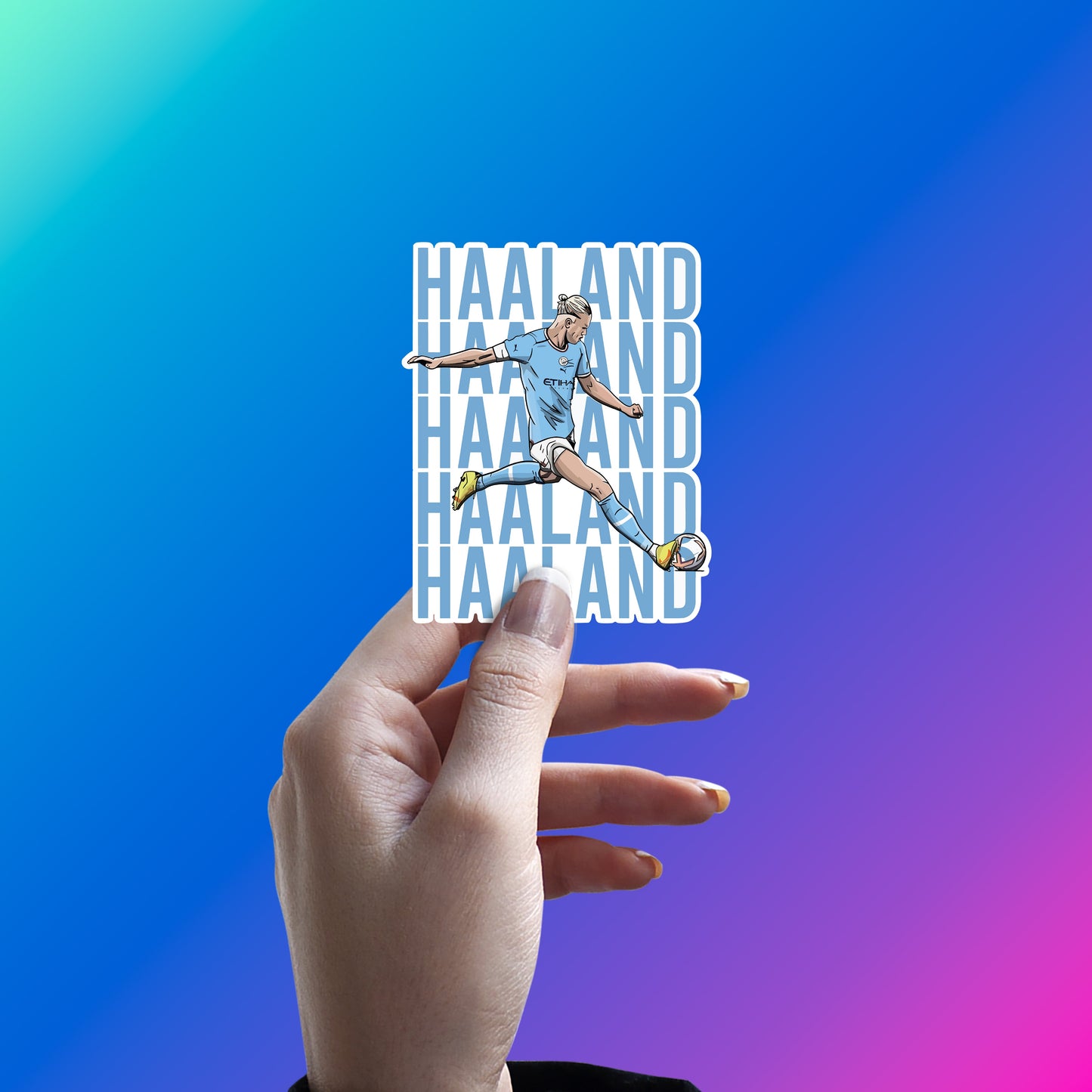 STRIKING VIKING – ERLING HAALAND STICKER