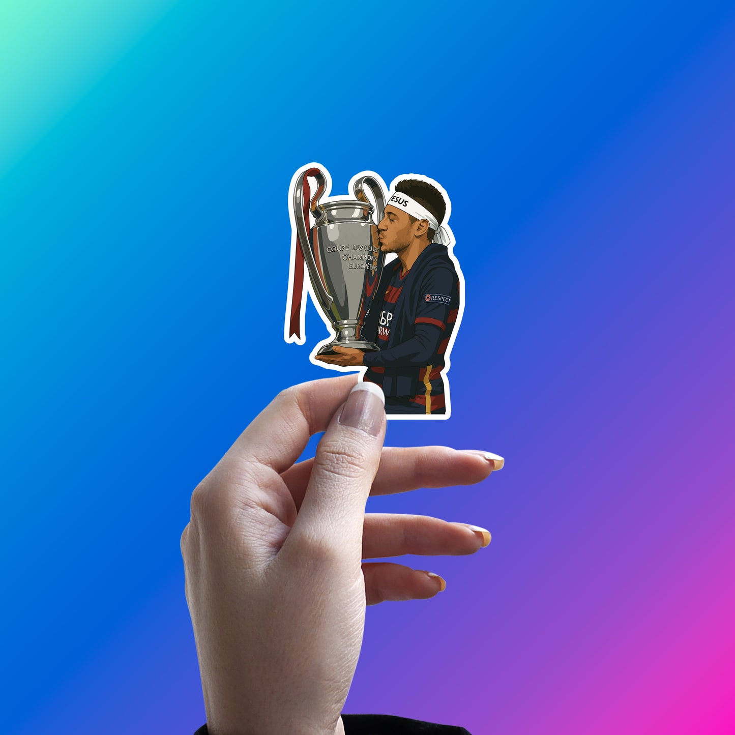 UCL NIGHT IN BARCELONA – NEYMAR STICKER