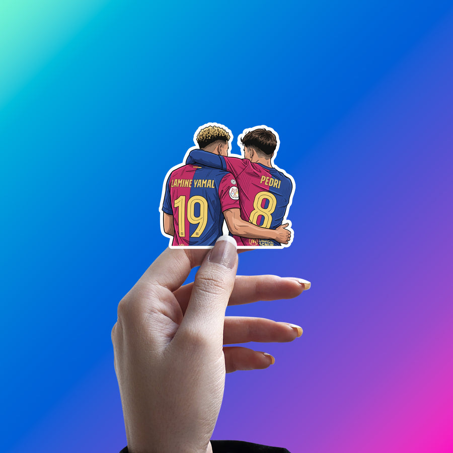 PEDRI & LAMINE YAMAL - BLAUGRANA WONDERKIDS STICKER