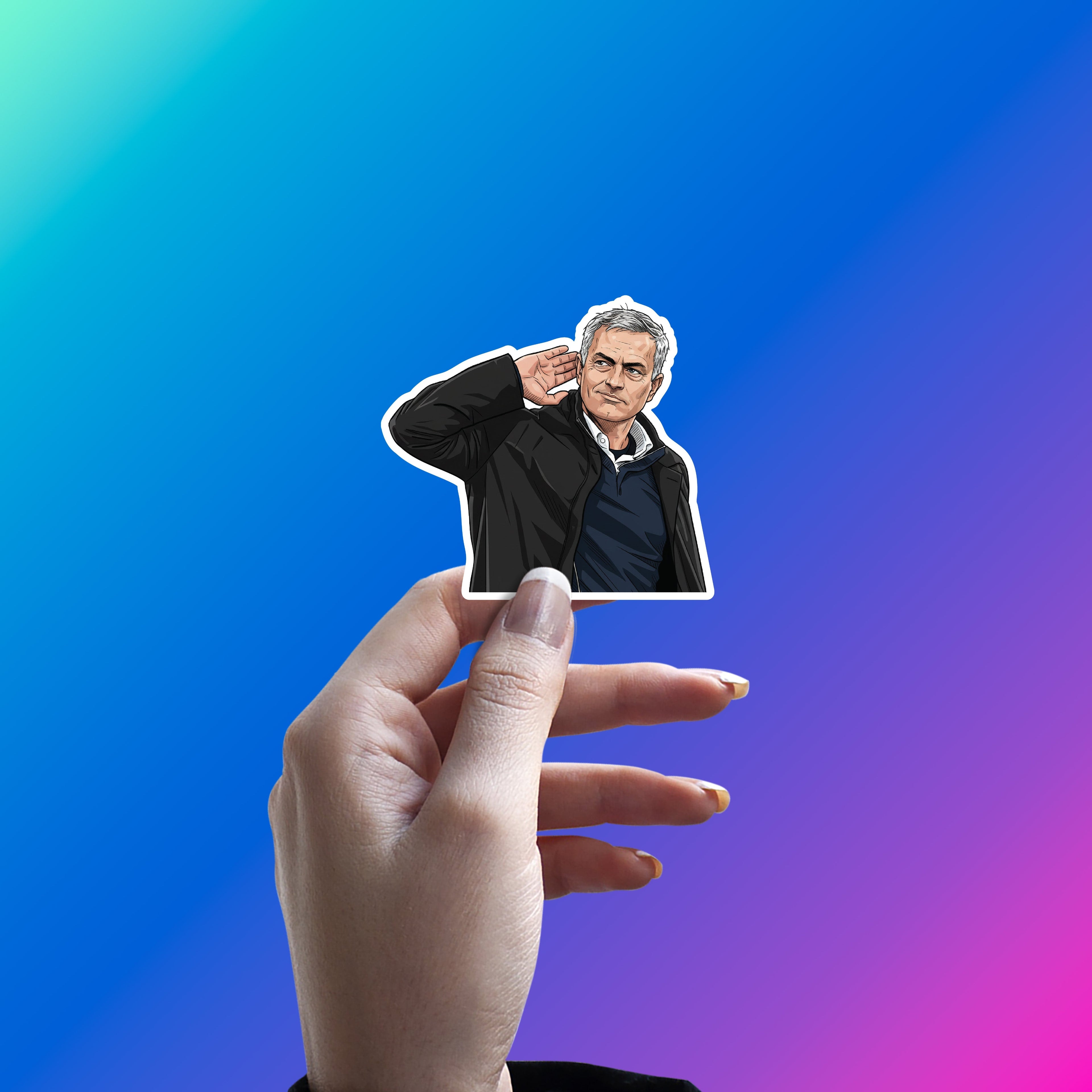JOSE MOURINHO - THE SPECIAL ONE LISTEN STICKER