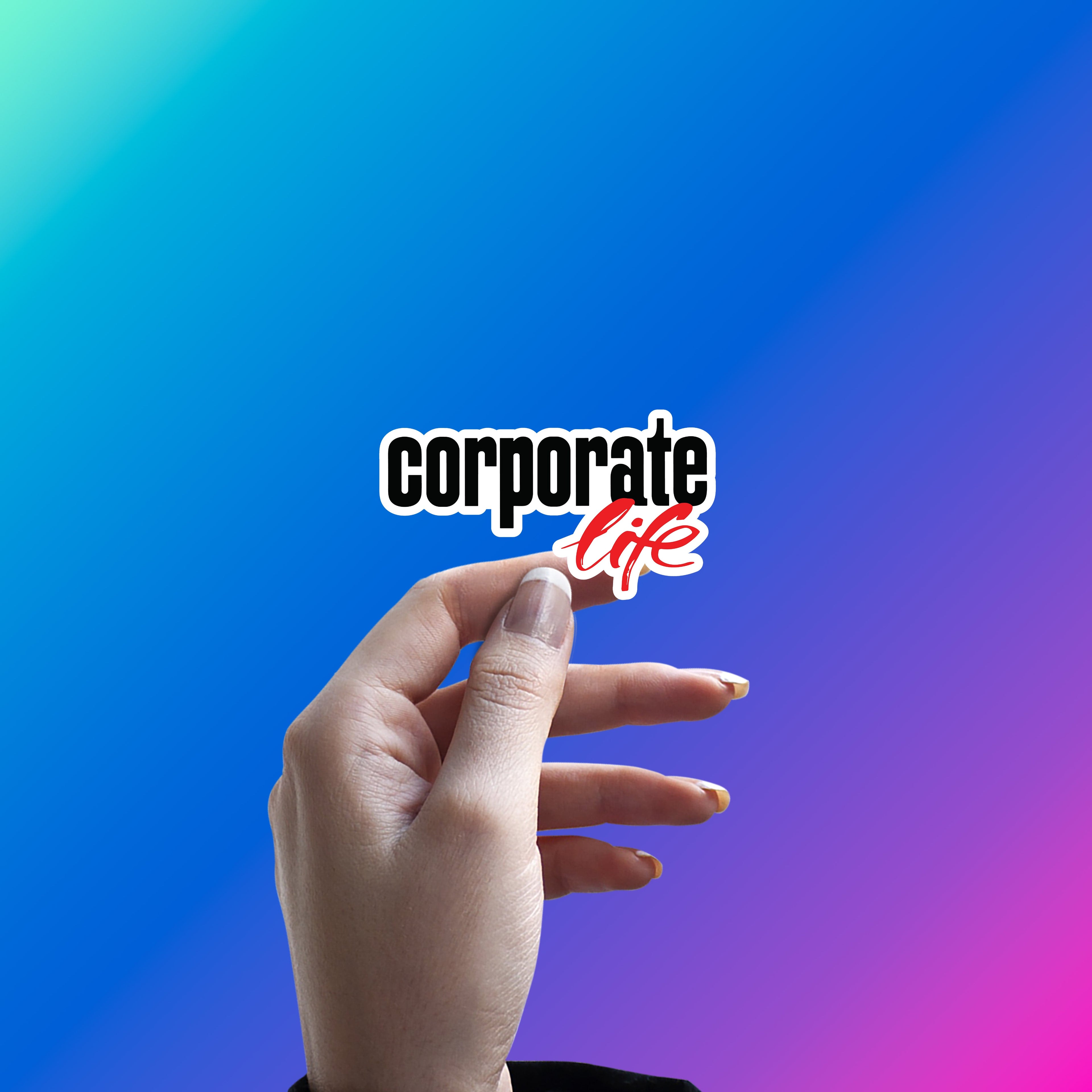 CORPORATE DOODLE, EXECUTIVE MESS STICKER