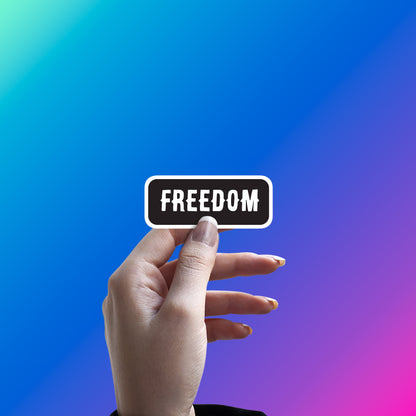 COMPLETE FREEDOM - TERMS APPLY STICKER