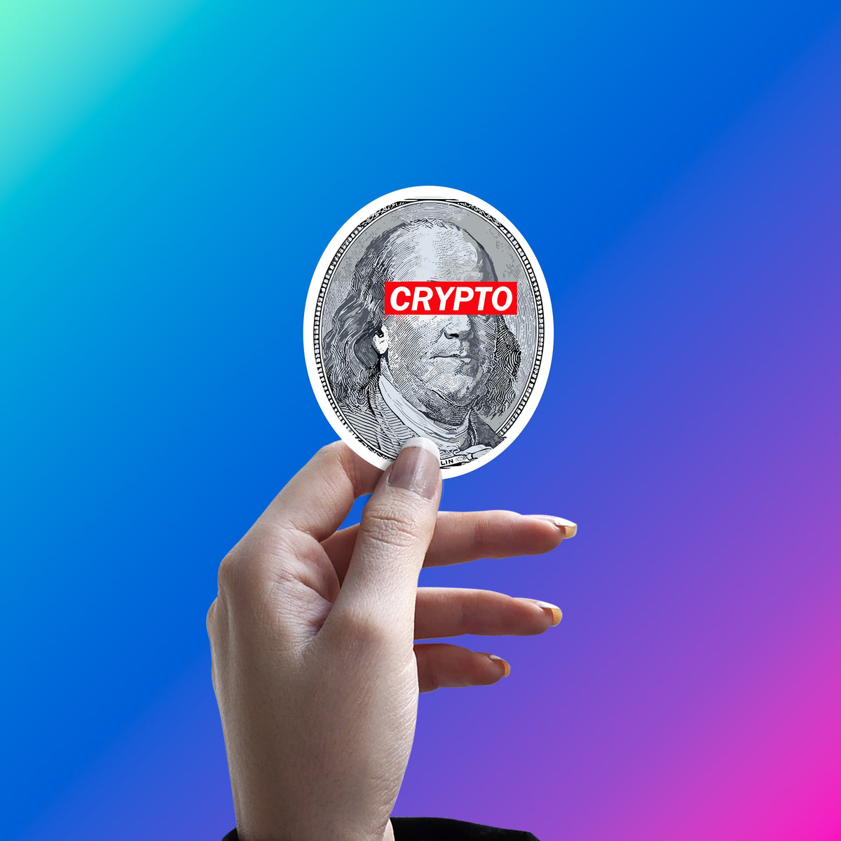 CENSORED RICHES STICKER