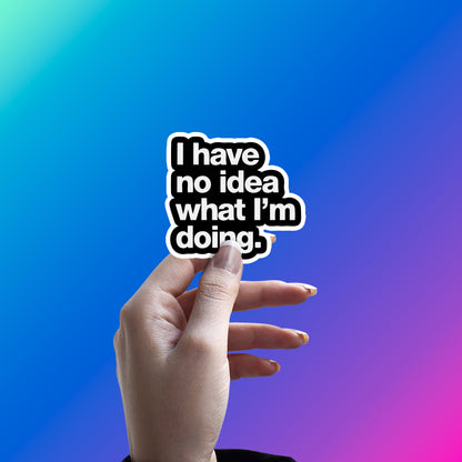 CLUELESS VIBES STICKER