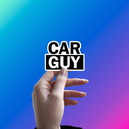 CAR GUY - ENGINE MEIN ATTITUDE STICKER