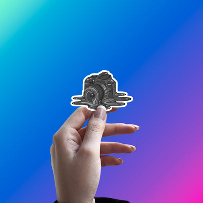 CAMERA MELT HOGAYA, SHOT CUTE HAI STICKER