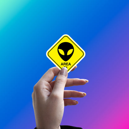 CONTACT FOR UFO SIGHTINGS STICKER