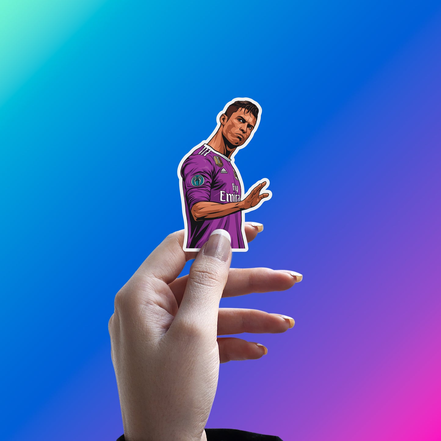 CRISTIANO RONALDO - CALM DOWN CELEBRATION STICKER