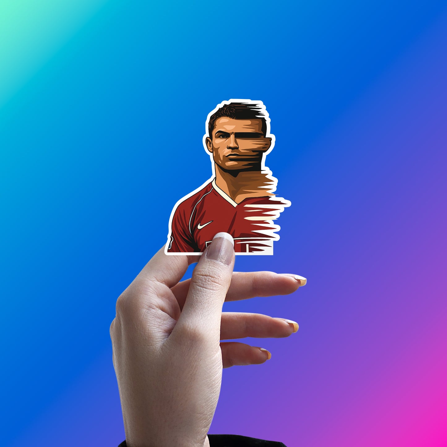 CRISTIANO RONALDO - RED DEVIL RELOADED STICKER