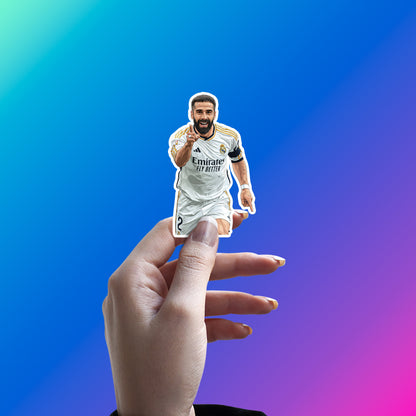 DANI CARVAJAL - CAPTAIN OF THE RIGHT FLANK STICKER