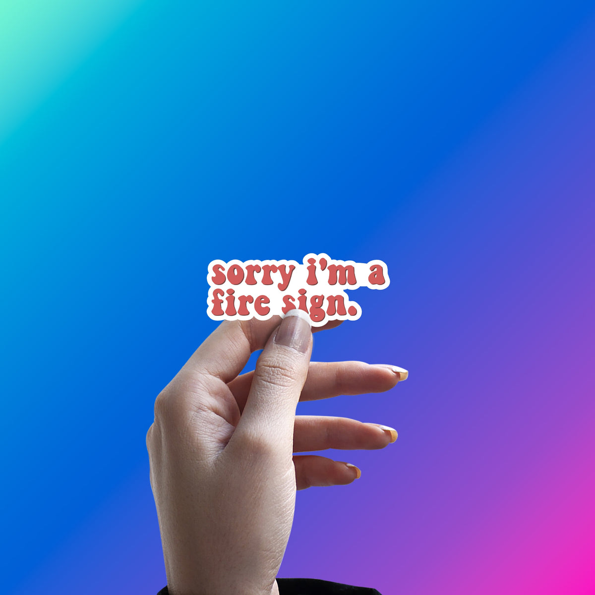 BLAME MY ASTROLOGICAL DRAMA STICKER