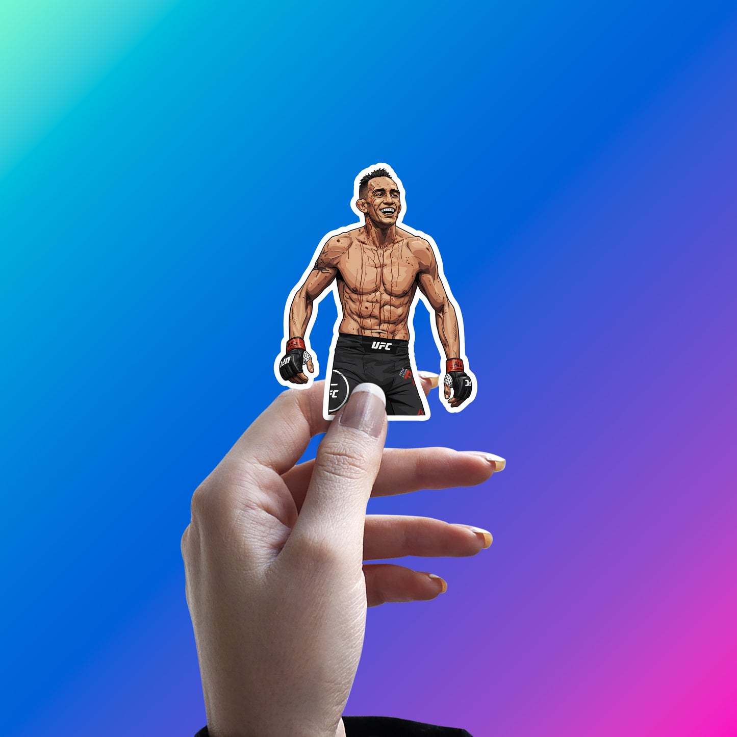 EL CUCUY UNLEASHED - TONY FERGUSON STICKER