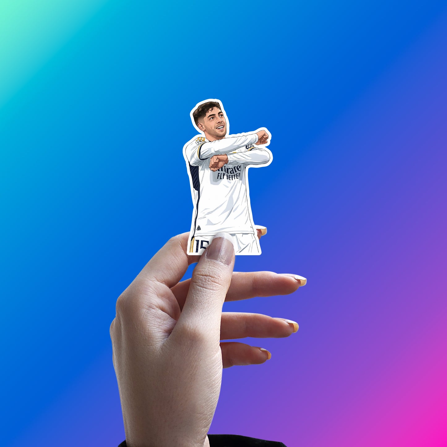 FEDERICO VALVERDE - FALCON CELEBRATION STICKER