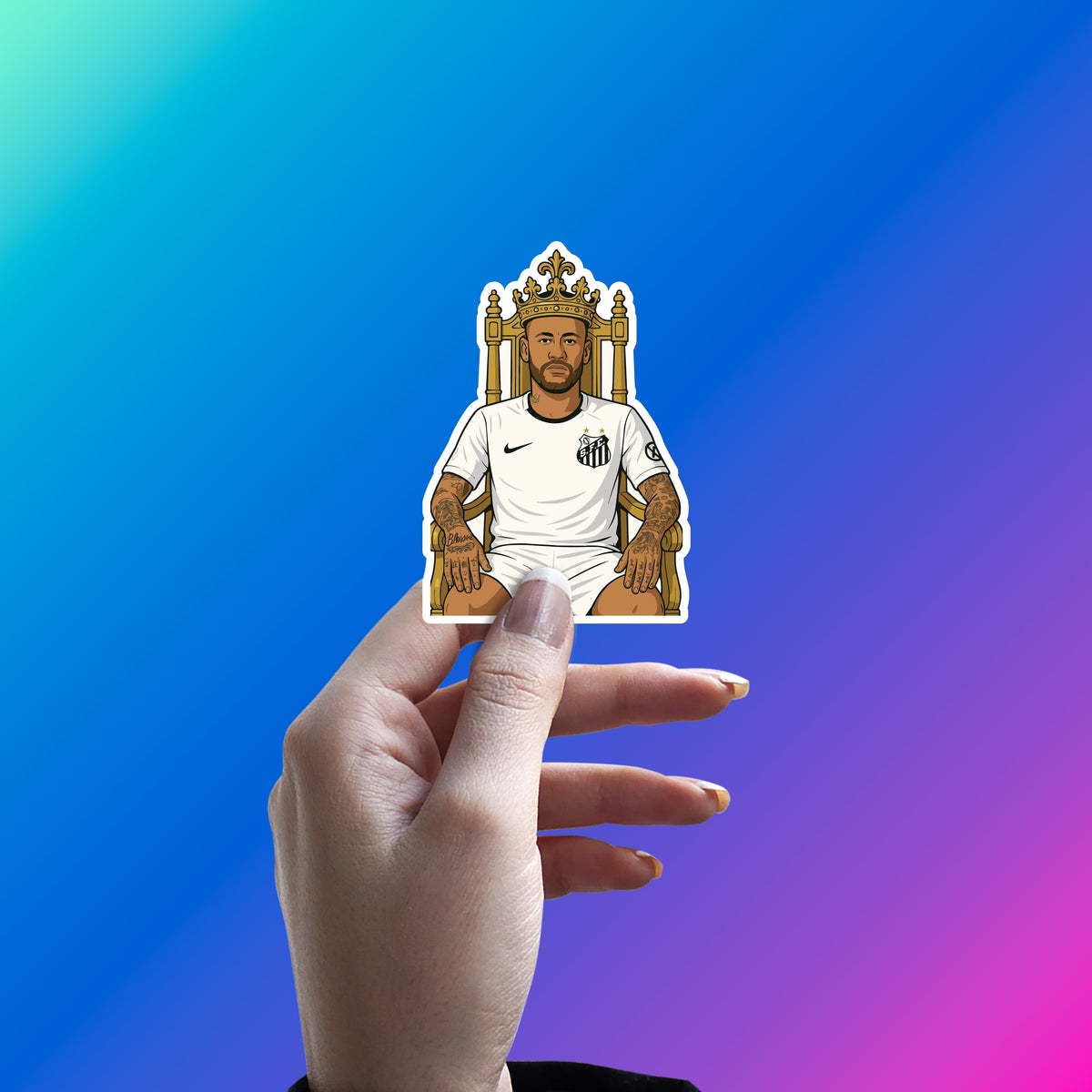 KING OF SANTOS – NEYMAR JR STICKER