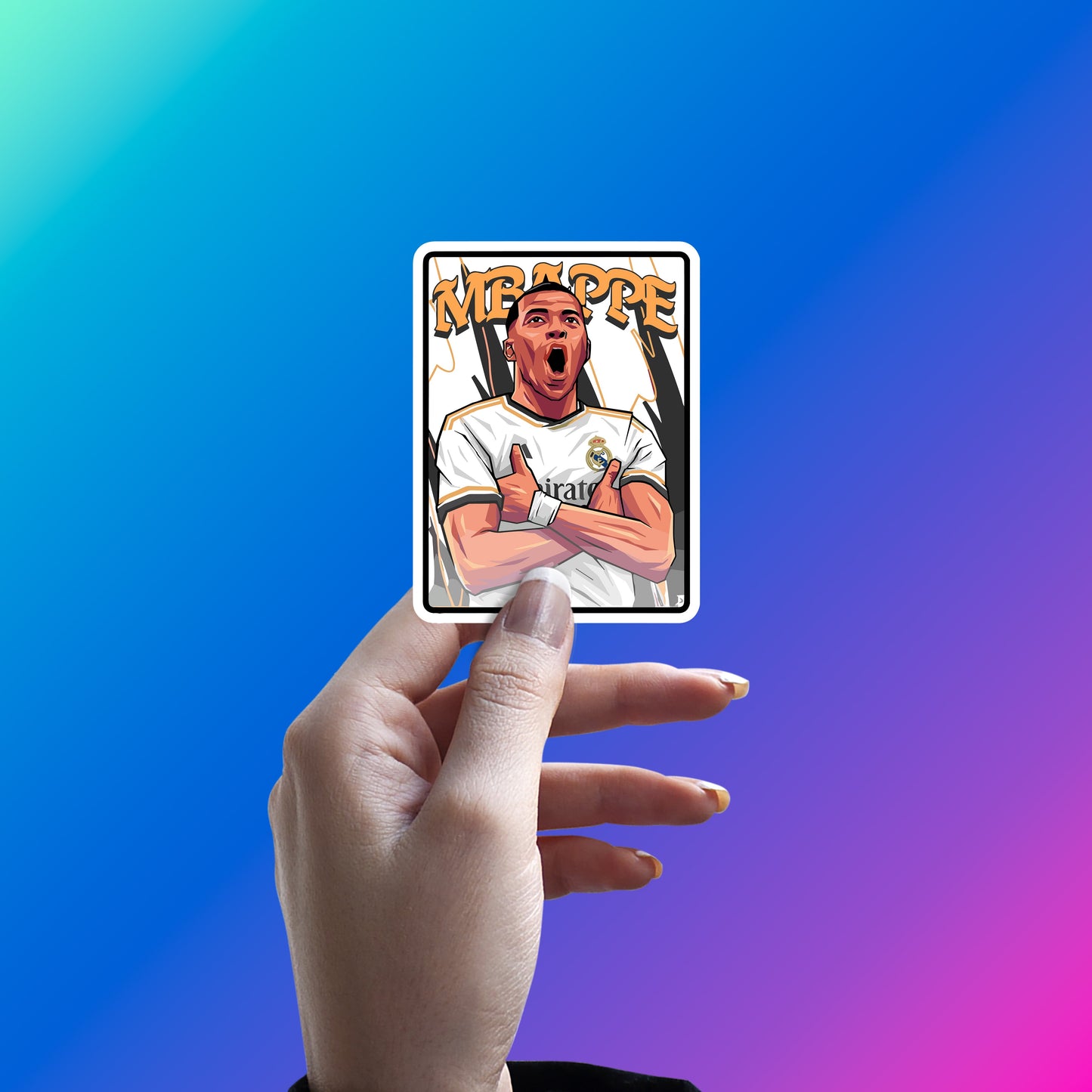 KYLIAN MBAPPE - MADRID TURBO STICKER