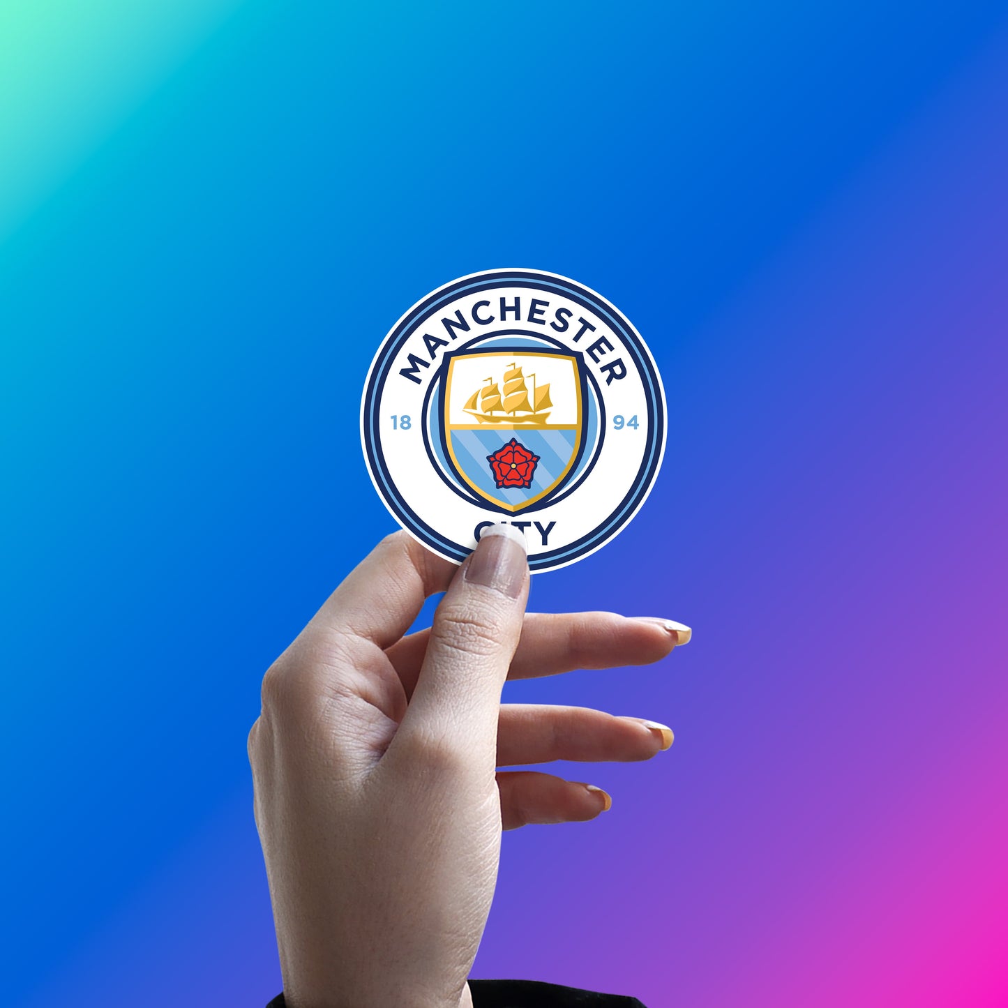 MANCITY LOGO STICKER