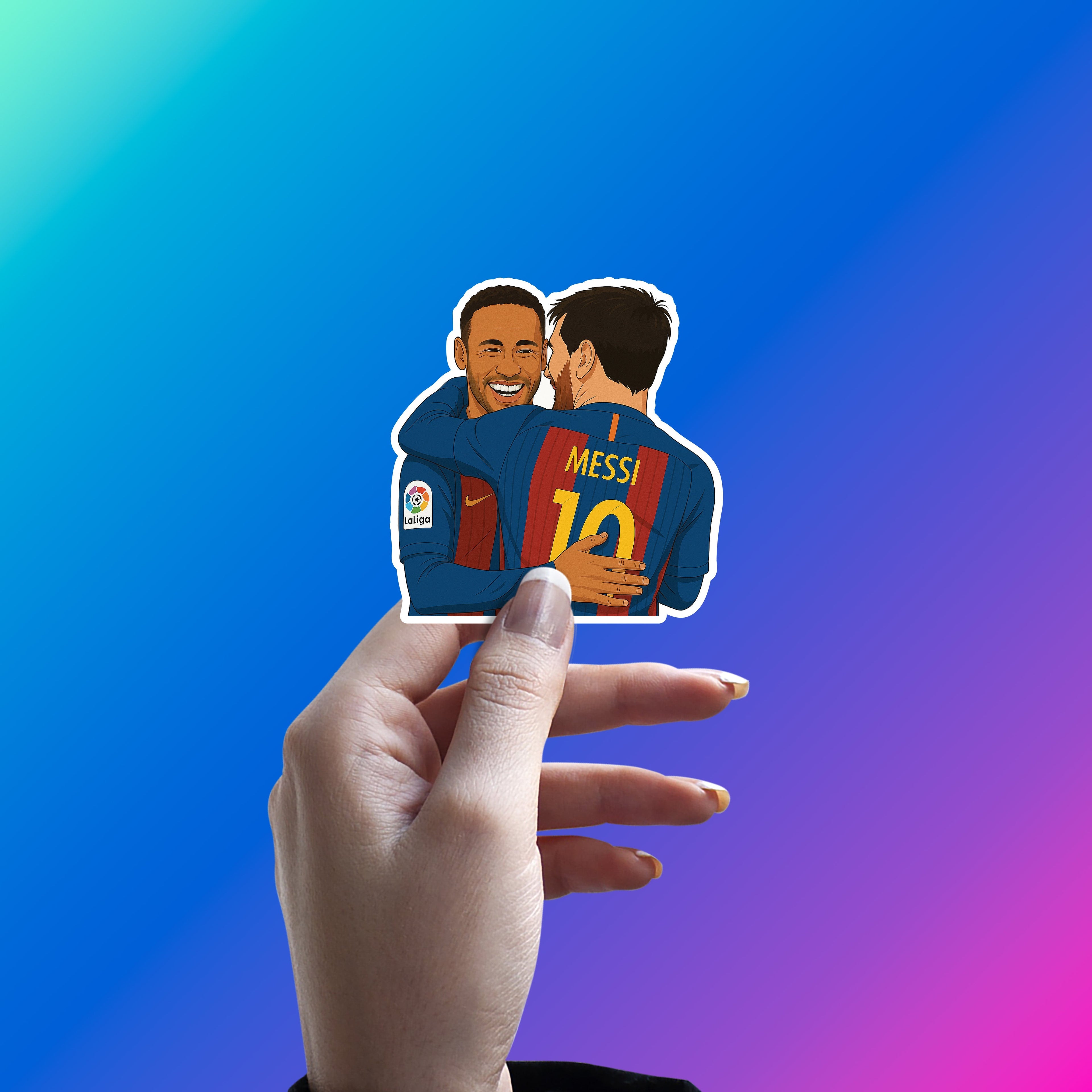 MSN BROTHERS – NEYMAR & MESSI STICKER