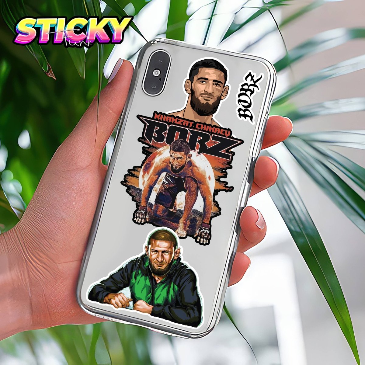 KHAMZAT CHIMAEV MINI STICKERS SHEET - stickyfunk premium stickers